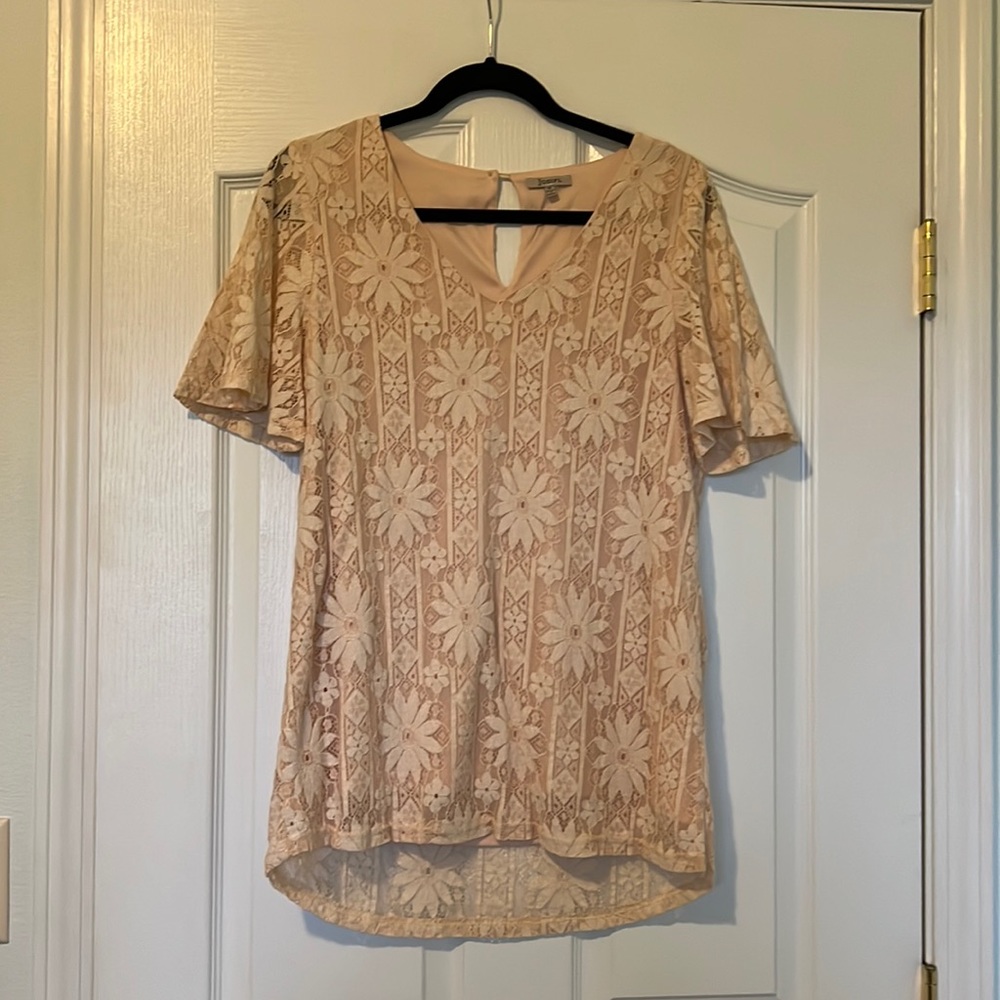 EUC Jodifl Lace Top.  Medium